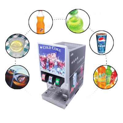 China Iced Carbonated Dispenser 400*670*750mm Beverage Dispenser Coke Soda Machine Beverage Dispenser Machine Coke Mail Mix for sale