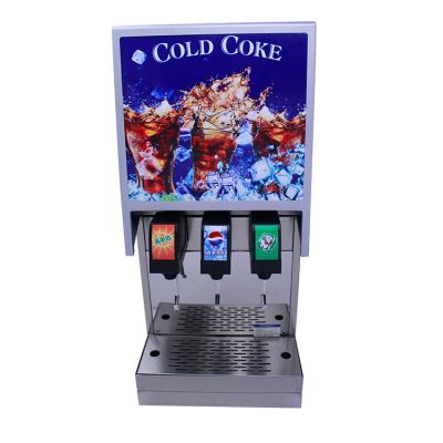 China Commercial Soda Coke Soda Ice Beverage Coke Dispenser Cold Mix Mail Coke Soda Fountain Machine 400*670*750mm for sale