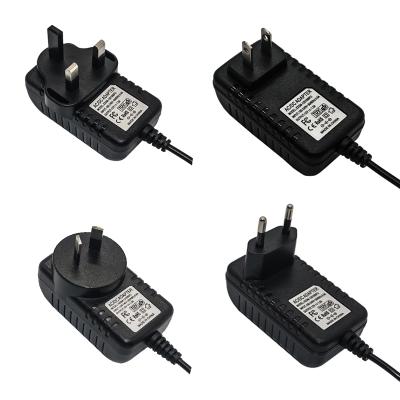 China UniversalÂ   6V1A2A R-U US EU AU Plug Adapter AC DC Power Adapters CE Certificated 6v2a Power Adapter for sale