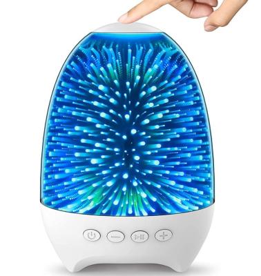 China Mini Function Sinotek Christmas Gift Portable Wireless Speaker LED Colorful Glowing Speaker With Disco Light for sale