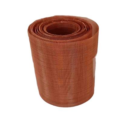 China Faraday Cages 200 300 Mesh Copper Wire Mesh Cloth Wear-Resisting Micron Fine 80 for sale