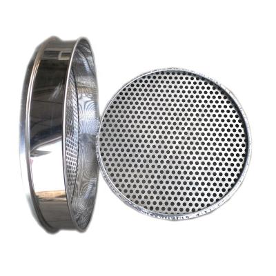 China Customized Standard Plain Weave Stainless Steel Mesh Test Filter Sieve Sieve For Separation for sale