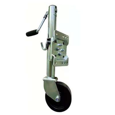 China Trailer Parts 1200 Pounds 6 Inch Wheel Trailer Jack Galvanized for sale