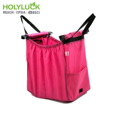 China Eco-Friendly BSCI Qualified Plastic Free Reusable Reusable Reusable Polyester Grocery Shopping Bag for sale