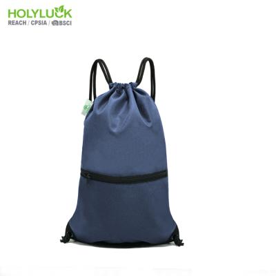 China Recyclable Bsci Certified Factory Most Popular Hot Selling Promotional Polyester Drawstring Bag for sale