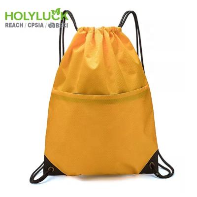 China Personalized Drawstring Bag Backpack Waterproof Zero Waste Waterproof Bag For Gym School for sale