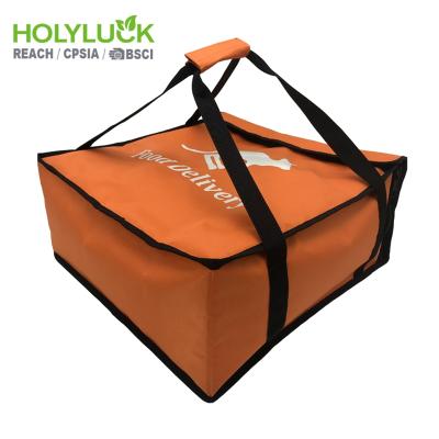 China Thermal Insulated Food Cooler Bag Insulated Pizza Delivery Heated Bag For Picnic for sale