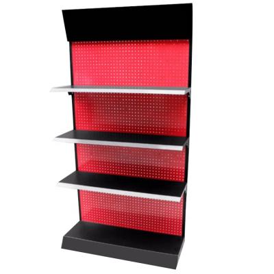 China Heavy Duty High Quality Supermarket Display Stand Customization Hardware Storage Tool Shelf for sale