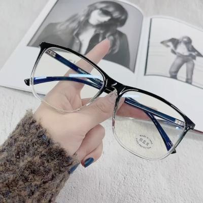 China Fashion Sunglasses High Quality Multi Color Tr90 Women Eye Anti Blue Light Men Glasses Lens With Logo Custom Eyewear for sale