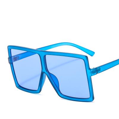 China Popular Hot Selling Female Oversized Luxury Ladies Sun Glass Shades Fashion Big Frame Square Sun Glasses Wholesale Fashion Sun Glasses for sale