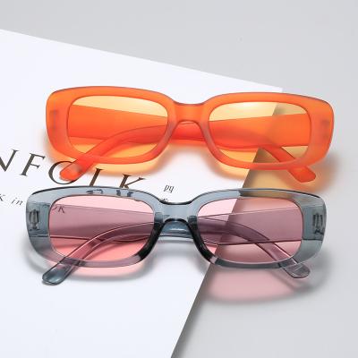 China 2021 fashion sunglasses freeze small frame sunglasses shape square women sunglasses street snap sunglasses for sale