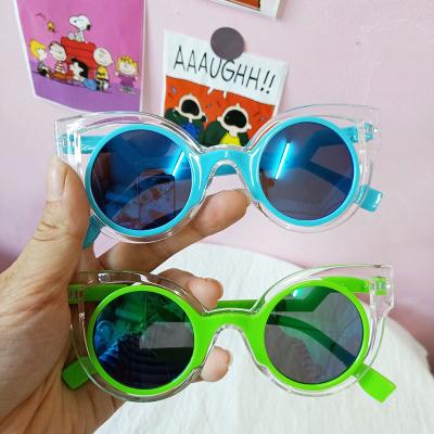 China Fashion Sunglasses Children's Sunglasses Polarized Sunglasses Baby Personality Shade Mirror Cute Cartoon Toys for sale