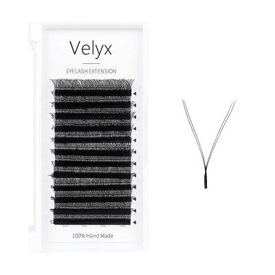 China Professional Natural Soft Lash Vendor Soft Premade YY 2d Lashes From Velyx Eyelash Extension Supplier for sale