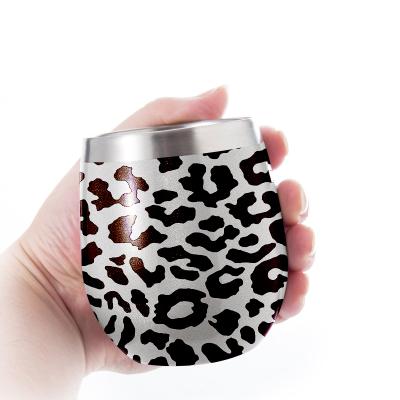 China Durable Sublimation Stainless Steel Mug And Leopard Printed Tumblers for sale