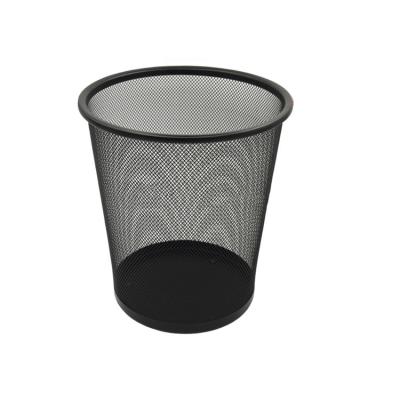 China Sustainable for home black mesh kitchen metal stainless steel trash bin for sale