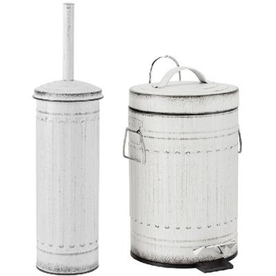 China Durable Creative Outdoor Stainless Paint Diaper Large Powder Bin for sale