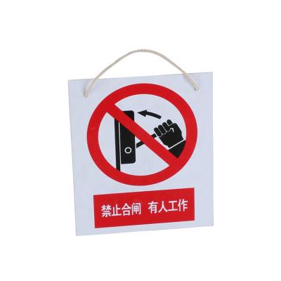 China Waterproof Prohibited Parking No Smoking Prohibit Sign Safety Plastic Custom Warning Signs for sale