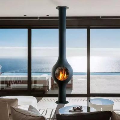 China Chimenea ardiendo montada techo libre interior europeo de madera de la estufa del estilo en venta