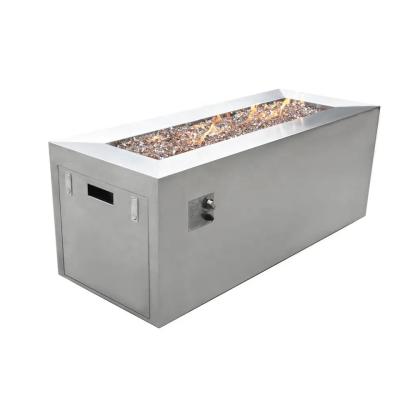 Chine Le feu rectangulaire extérieur multifonctionnel Pit Table For Backyard de l'acier inoxydable 304 à vendre