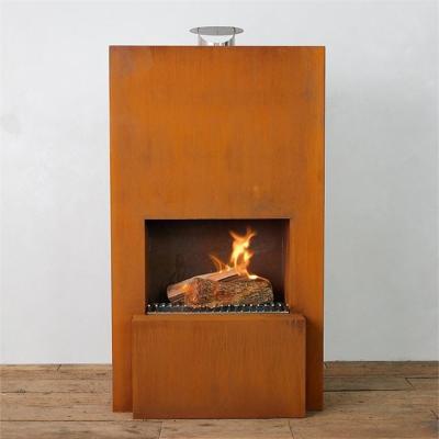 China Chimenea al aire libre Pinacate Corten del metal resistente rectangular de Moder Desiagn en venta