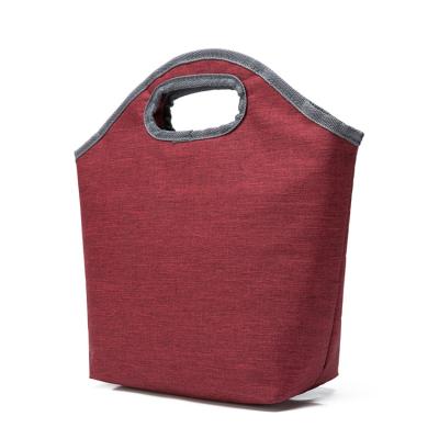 China Eco-Friendly Portable Kids Lunch Bag Minimalist Work Picnic Lunch Bag With Bite Holdersmiggles for sale