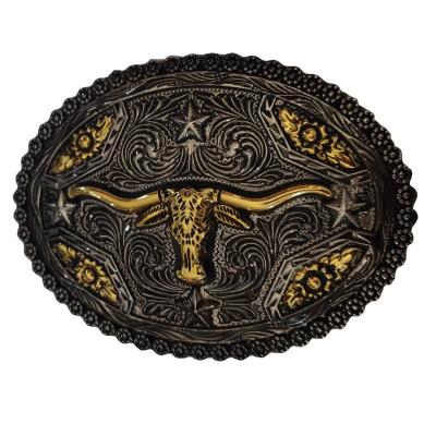 China Belt Accessory Custom Design Vintage Cowgirl Western Cowboy Belt Buckle for sale