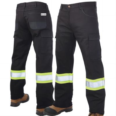 China High Visibility Factory Supply High Visibility Safety Work Cargo Reflective Pants For Men for sale