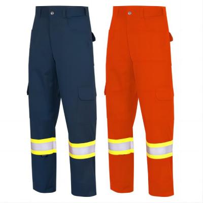 China Factory Supply High Visibility Safety Work Reflective Pants For Men High Visibility Cargo Pants With Pocket Hi Vis Construction Pants for sale