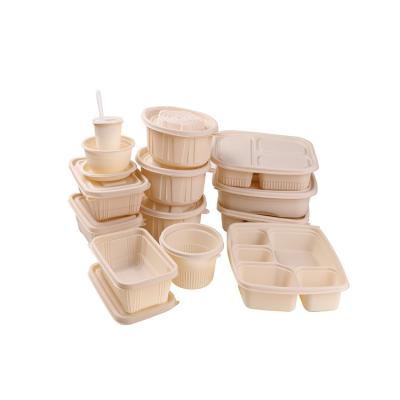 China Food Environmentally Friendly Disposable Plastic Bag Packaging Degradable Lunch Box for sale