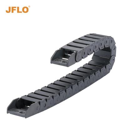 China JFLO Factory Plastic Electric Cable Chain Machine Drag Towing Chain for sale