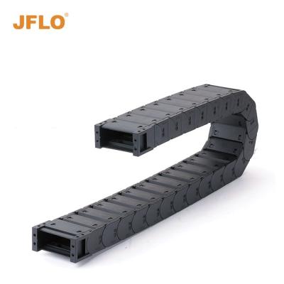 China Carrier Type Plastic Drag Chain , Cable PVC JFLO End Chain 25series for sale