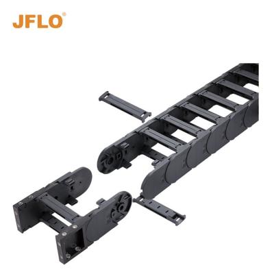 China JFLO Factory PVC Power Safety Cable Carrier Chain Towing Cable Drag Chain for sale