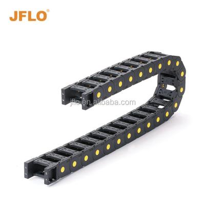 China Building Material Stores JFLO Reinforced Nylon Flexible Cable Drag Chain for sale