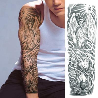 China Amazon Temporary Hot Sell Extended Arm Sleeve Tattoo Design For Men TQB001-100 for sale