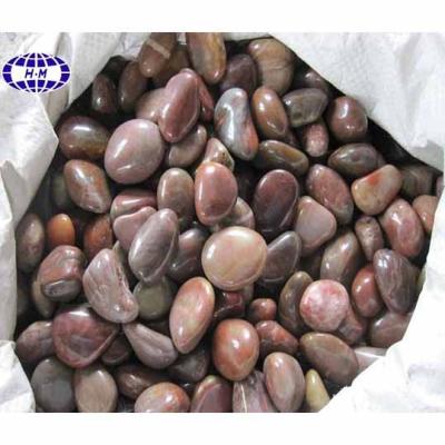 China China Wholesale Natural Stone Red Polished Pebble In Bulk for sale