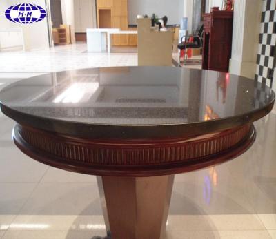 China China Home Use Modern Artificial Black Galaxy Quartz Stone Top Dining Tables for sale