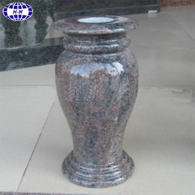 China Modern Indian Paradiso Granite Flower Vases For Headstones Prices for sale