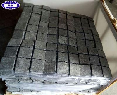 China China Factory Price Modern Cheapest Outdoor Black G684 Natural Granite Cobblestone for sale