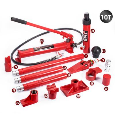 China Car Emergency Jack Tool Parts Air Hydraulic Car For Lift Jack Lift 10 Ton With Manual for sale