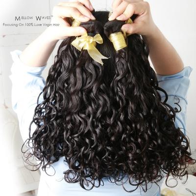 China High Quality Natural Mature Wave Waves Ladies Hair Bundles Natural Wave Bundle Hair Water Wave Remy Hair For Beauty Original Indian for sale