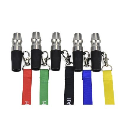 China Stainless Steel Stainless Steel Mouthpiece With Hanging Hookah Mouth Tips Shisha Accessories for sale