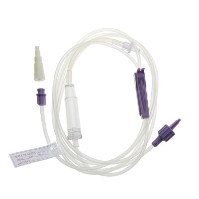 China Medical Grade PVC Disposable Enteric Feeding Pump Set With Enfit Connector Non Sterile for sale