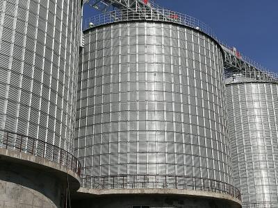 China Gegalvaniseerde stalen silo's die voldoen aan de lokale voorschriften inzake landbouwveiligheid en aan de normen voor naleving Te koop