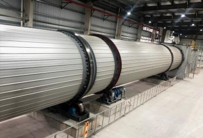 China Mechanical Rotary Drum Dryer, Energy Saving For Dregs Materials for sale