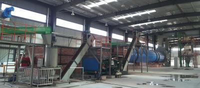 China Hot Air Furnace Equipped Rotary Drum Dryer for Pig Hair Processing 80-500 tons of Wet Materials Per Day for sale