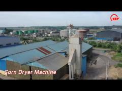 Mixed Flow Corn Dryer Machine 200 Ton Constant Clean Hot Blast