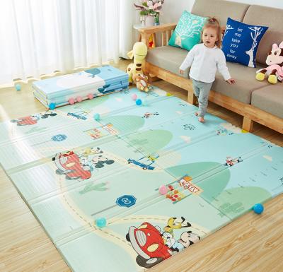 China Safety Easy To Carry Soft Shockproof XPE Folding Crawling Mat For Kids Play With Different Thickness for sale