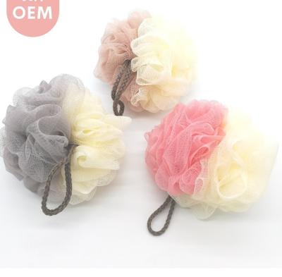 China All Natural Thick Clean PE Body Bath Plastic Soft Natural Flower For Bath For Sales With Factory Price for sale