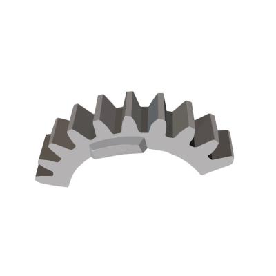 China Factory Tooth Rack Powder Metallurgy Spur Gear Straight Sintered Curved Rack For Sport Machine Parts for sale