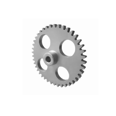 China Factory Powder Metallurgy 41 Teeth Steel Spur Wheel Spur Gears With Flange for sale